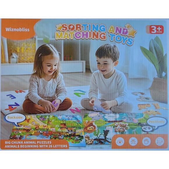Wiznobliss | Toys | Wiznobliss Sorting And Matching Toys Animal Puzzle ...